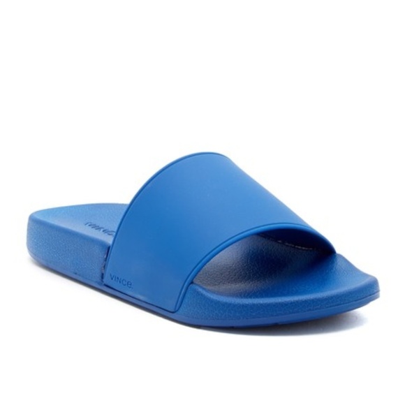 Vince Shoes - VINCE Westcoast Denim Blue Slide Sandals